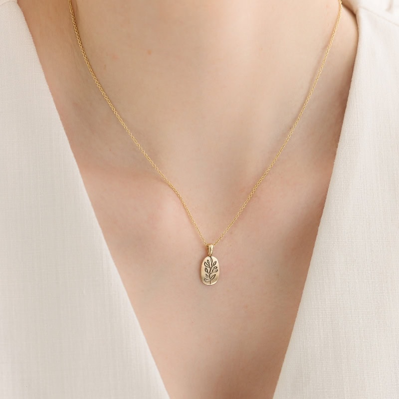 Olive Branch Necklace